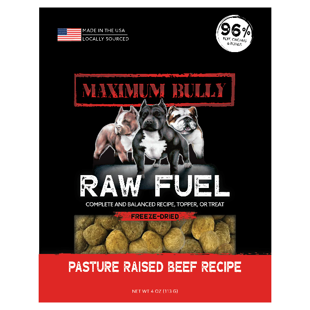 Raw Fuel Beef 4oz Front